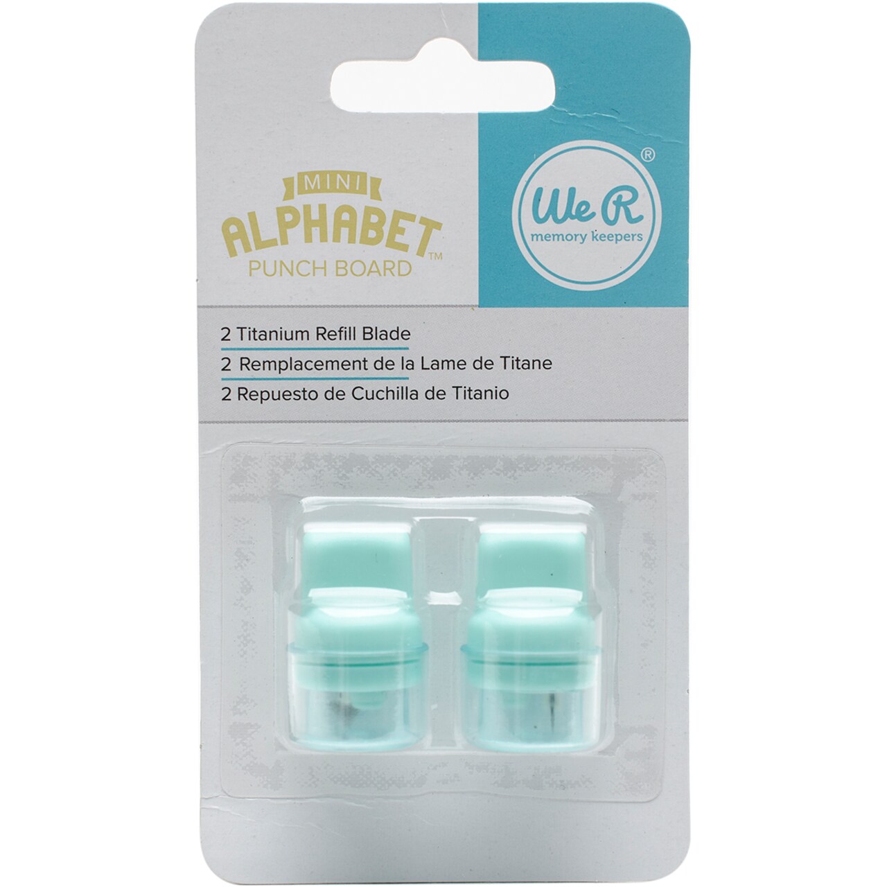 Mini Alphabet Punch Board Blade Refill 2/Pkg-For 6605416, 663004 & 6602484